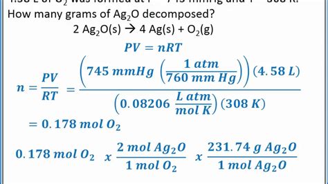 stoichiometry of gases